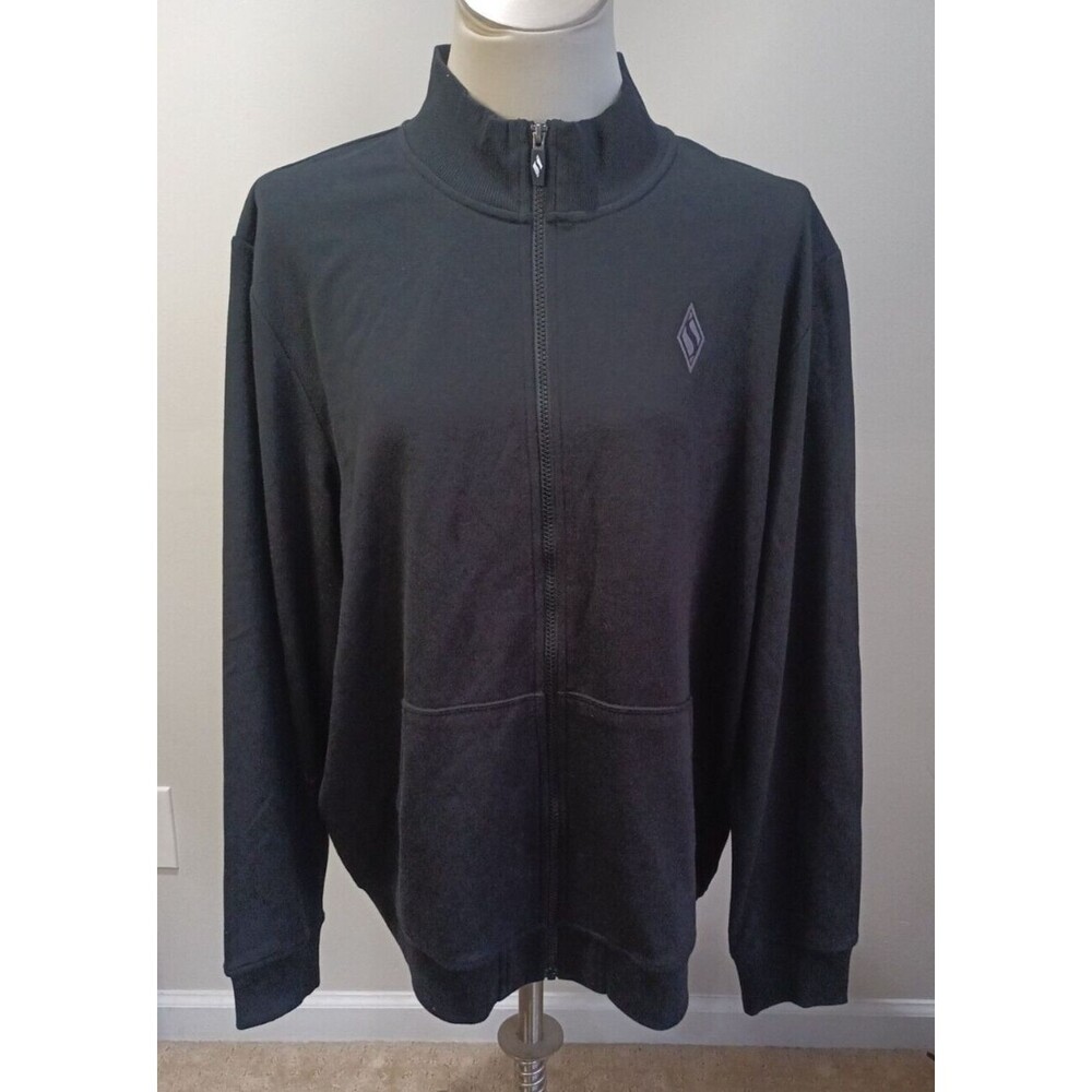 Skechers Men's Hoodless Hoodie Black XL Skech Sweats California Comfort NWT